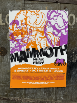 Mammoth Music Festival 2025 Limited Edition Gig Poster