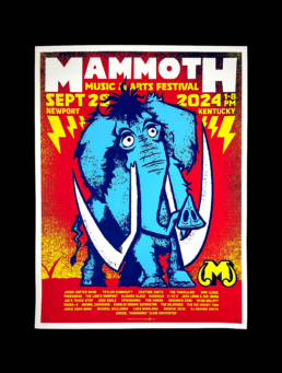 Mammoth Music Festival 2024 Limited Edition Gig Poster